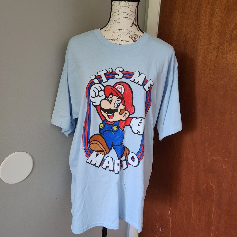 🍄 NWOT Super Mario, Men's, It's Me Mario, T-Shirt 🍄